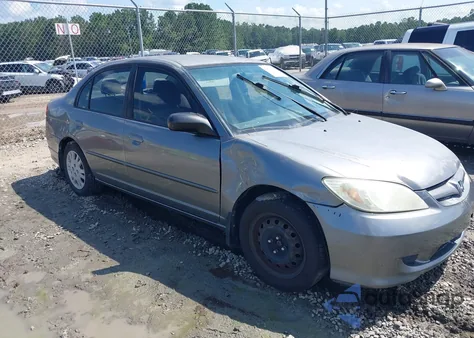 2004 Honda Civic Lx из США, поврежденный, VIN 2HGES16564H609332